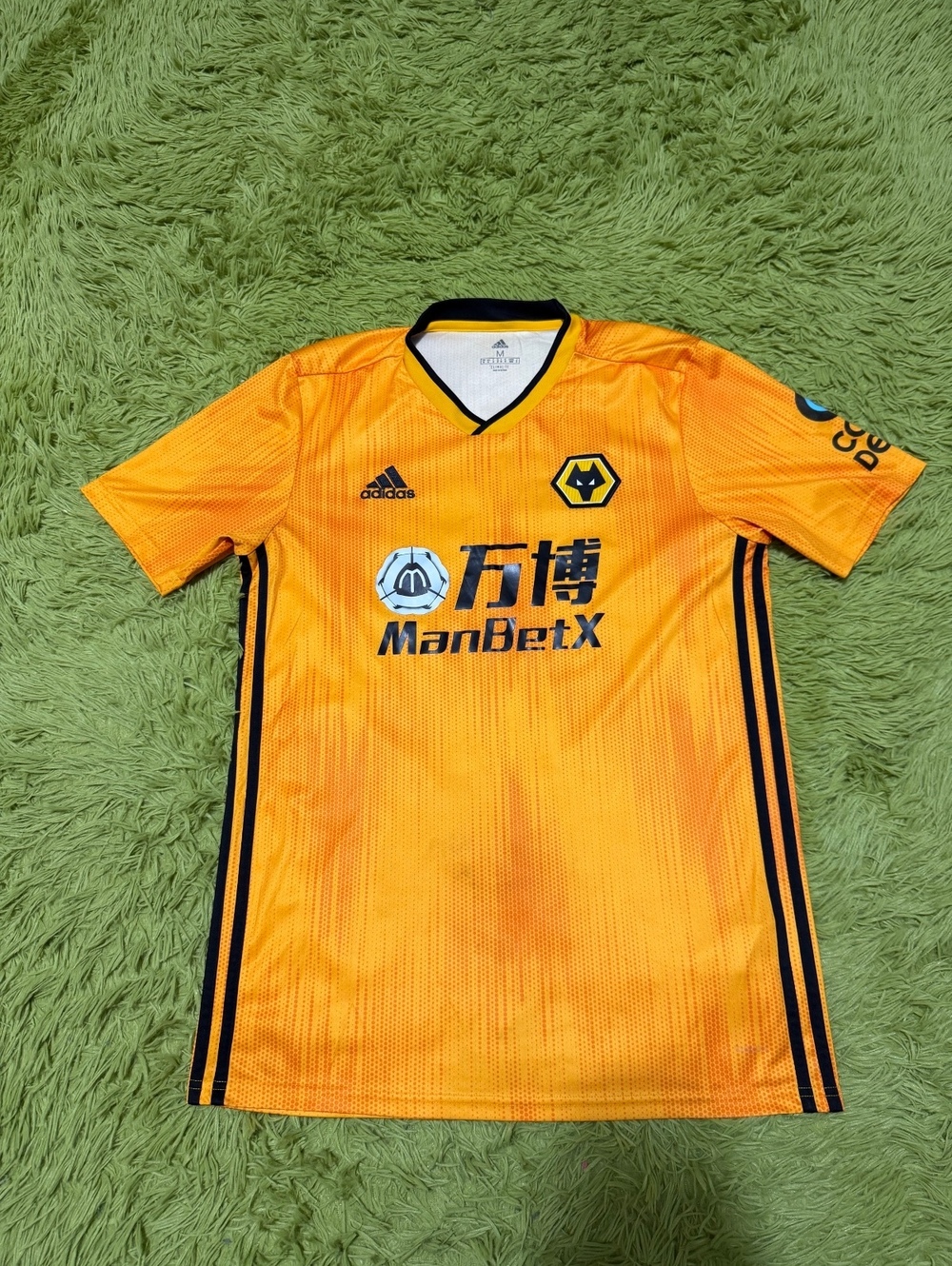 Adidas Wolverhampton Wanderers 2019/20 Home Jersey Size Medium